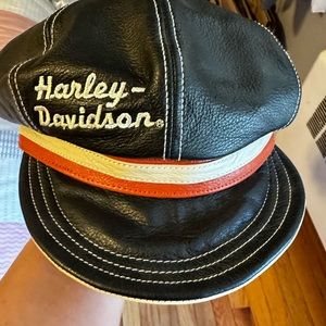 Harley Davidson women’s leather cap
